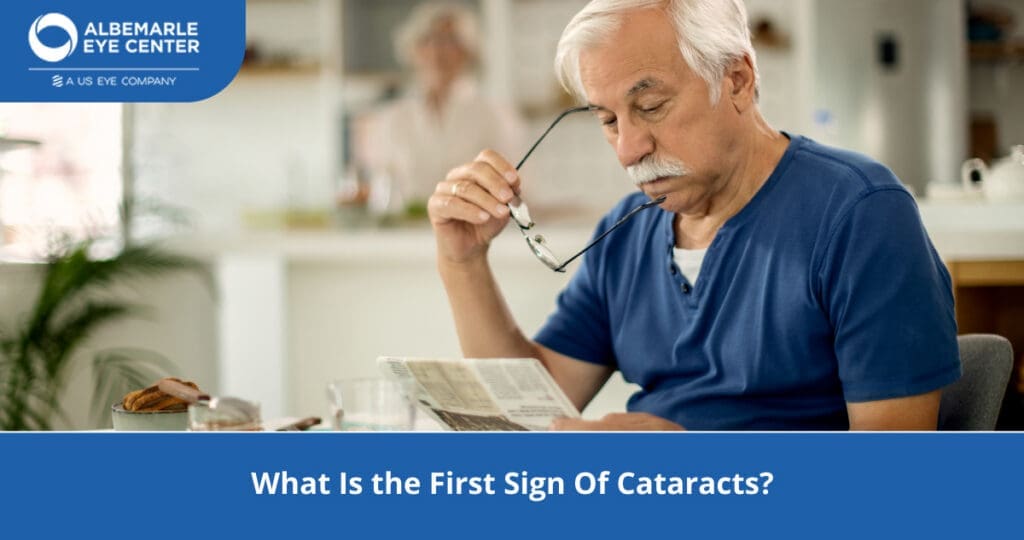 What Is the First Sign Of Cataracts?